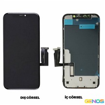 Apple Uyumlu iPhone Xr İncell Lcd+dokunmatik+çıtalı Siyah Sn808914