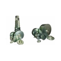 Çap 225 Boy 102 Delik 19 Mm Sol Yön Radyal Fan Pervanesi
