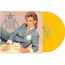 Ajda Pekkan Süperstar &apos 83 Sarı Renkli Plak, Vintage Türk Pop Müzik Albümü Lp