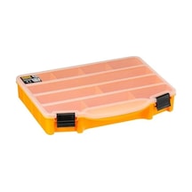 Sarı Organizer - 10'' - Küçük Parçaları Düzenleme Ve Koruma Açık Ahşap