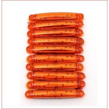10 Adet 9 Ledli Parmak Led Lamba Sarı