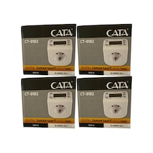 Ayrex Cata Ct-9182 Dijital Zaman Saati, 3680w, 16 Amper, Beyaz Ct-9182