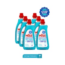 Miss Sıvı Çamaşır Deterjanı Arap Sabunu Ve Soda Etkili 1500 Mlx6