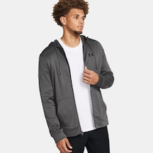 Under Armour Fleece Zipped Erkek Gri Günlük Sweatshirt 1373357 Gri