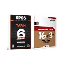 Marka + Evp İhtiyacın Kadar Kpss Tarih 19+6 Deneme 2 Li Set