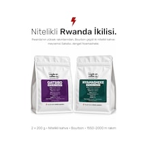 Nitelikli Rwanda İkilisi 2 X 200 Gr Filtre Kahve Gatsibo Nyamasheke Chemex