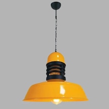 Elara Retro Tasarım Atölye Ve Kafe Aydınlatma Tekli Avize Ra-avz- 2083-27-59 Sarı
