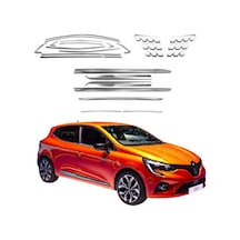 Renault Clio 5 Full Krom Seti 25 Parça 2019 Ve Üzeri Paslanmaz Çelik