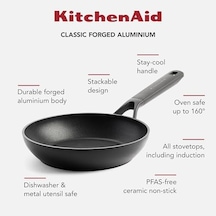 Classic Alu Seramik Kaplama Kızartma Tavası 20 Cm Açık Bakır