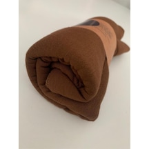 Silk Home Kahverengi Penye Şal Acı Kahverengi