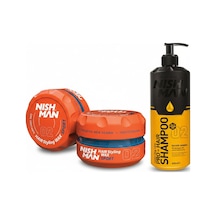 02 Saç Şekillendirici Ultra Sert Parlak Wax 150 Ml X 3 Adet/ + 400 Ml Tuzsuz Şampuan Hediye
