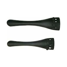 Valencia Cetp5034 3/4 Boy Çello Kuyruğu - Tailpiece Aksesuar/yedek Parça Hafif Metal Alaşım, 4 Adet Entegre Fiks Yuvası Ve Dayanıklı Siyah Kaplama