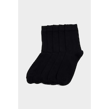 Defacto Erkek Dikişsiz 5li Bambu Uzun Çorap G8037axnsbk23 Siyah-bk23