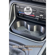 Marsel Dizayn Honda Civic 1996-2000 Model Ies/ek Araçlarla Uyumlu Logolu Bardaklık - Siyah 1 Adet