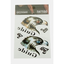 Kartal - 846 - Tattoo Dövme - Shophnrl - Sticker Beyaz