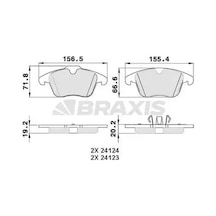 Ford Mondeo 4 On Fren Balatasi 2.0 2008-2013 Braxıs Aa0044