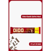 Dido Klasik Maxi - Sütlü Çikolata Kaplamalı Gofret - 47 Gram - 18 Adet