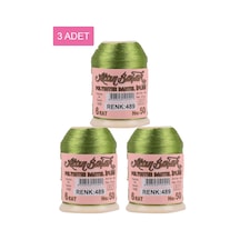 3 Adet Altınbaşak Oya Ve Dantel İpi 20 Gr - Royaleks - No: 489