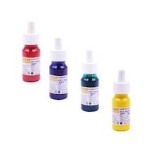 Ebru Boyası 25 Ml. Kırmızı - Mavi - Yeşil - Sarı