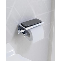 S-cube Tuvalet Kağıtlık, Etajerli - Krom Krom
