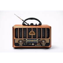 Nostaljik Retro Tasarımlı Bluetooth Radyo Hoparlör
