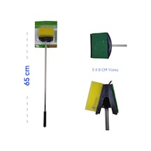 Liya Metal Saplı  Akvayum Cam Temizleme Sileceği 65 CM