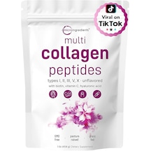 Micro Ingredients Multi Collagen Peptides Unflavored 907 Gr Usa Menşeii Orijinal Dmmedicineden