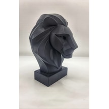 13cm Aslan Figürü Mini Büst Hediyelik 15 Cm Modern Dekor