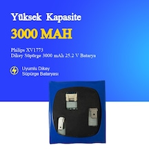 Philips Xv1773 Dikey Süpürge 3000 Mah 25.2v Batarya