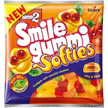 Nimm2 Smile Gummi Softies Karışık Meyve Aromalı Yumuşak Şekerlem