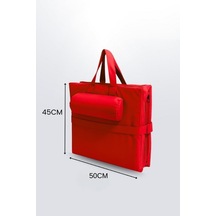 Ecm Proger Taşınabilir Katlanır Çanta Şezlong Minderi Kırmızı 190x50 Cm Diğer