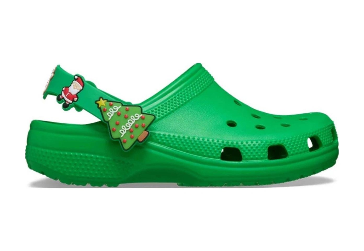 Crocs Classic Holiday Icons Lightsb Clog K Yeşil Çocuk Terlik-10853 Yeşil