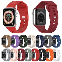 Sones iOS Uyumlu Watch 9 İçin 45mm Kare Tokalı Silikon Watch Band