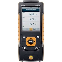 Testo 440 Dp Fark Basınç Ölçerli Prob Okuyucu Cihaz