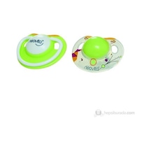 Neavita Ortodontik Silikon Emzik İkili (BPA%0) 0 Ay+ / Yeşil