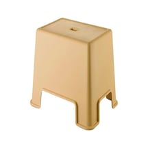 Geseus Banyo Taburesi Büyük Boy Çok Amaçlı Tabure Açık Kahve-481