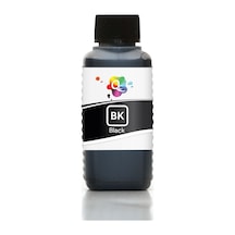 QC Epson EcoTank ET 16500 Uyumlu Yazıcı Mürekkebi 100ml BK Black Siyah Dye