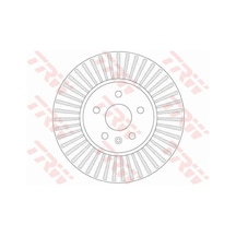 TRW DF6629 Fren Diski Ön Mokka 12- / Trax 13- Havalı 300Mm