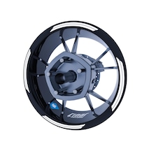 Floresan Beyaz Double Stripe Jant Şeridi Sticker Çınar Extreme