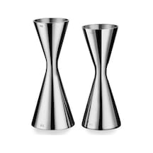 Bar Jigger Çift Kokteyl Jigger Bar Ölçüleri 30/60ml, 30/45ml Gümüş