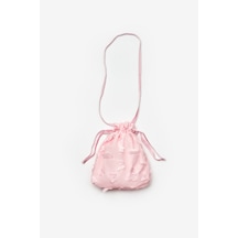 Le Mabelle Pembe Kelebek Aplikeli Kız Çocuk Çanta Pembe