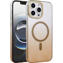 Newface Apple Uyumlu iPhone 16 Pro Max Glossy Magsafe Kapak - Çöl Titanyum Çöl Titanyum
