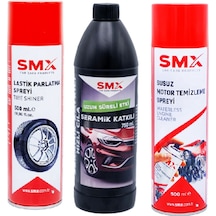 Susuz Motor Temizleme Spreyi / Lastik Parlatıcı / Seramik Cila / Hızlı Cila / Pratik Cila