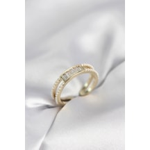 Mey İthalat Baget Zirkon Taşlı Gold Renk İncili Kadın Yüzük - Özel Seri Meyeb698dae47b41a5fdc0403f704 Altın