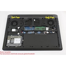 Dell Inspiron 15-7577 Fan V Sağ Fan 1 Adet