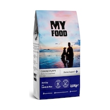 My Food Kuzulu ve Pirinçli Büyük - Orta Irk Yavru Köpek Maması 2500 G