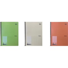 Umut U-DEEP A4 Spiralli Defter Pp. Kapak 60 Yp. Çizgisiz 3'LÜ