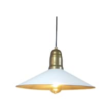 Mylights Vintage Metal Beyaz Sarkıt Avize 30 Cm