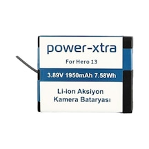 Power-xtra - Hero 13 - 3.89v 1950 Mah Li-ion Aksiyon Kamera Bataryası