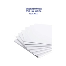 Karmaofis 50x70 Beyaz Maket Kartonu 1mm 10 Adet